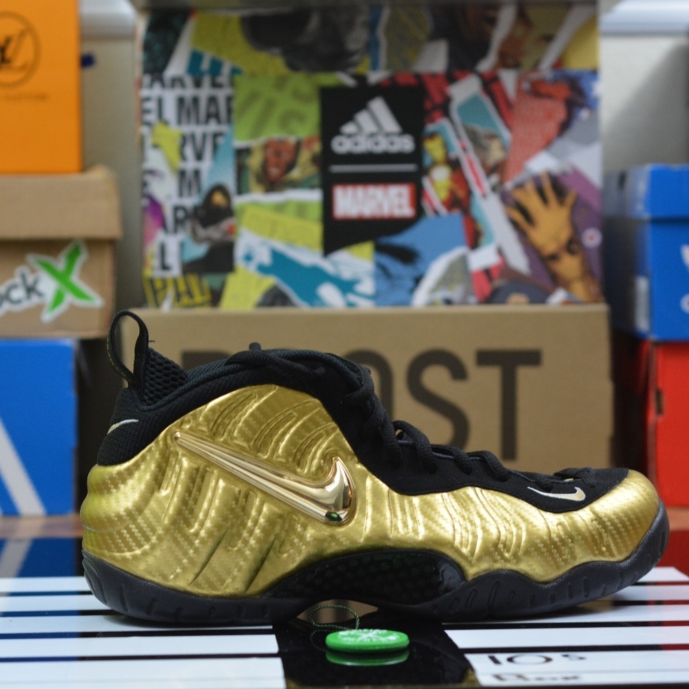 Nike Gold Foamposite